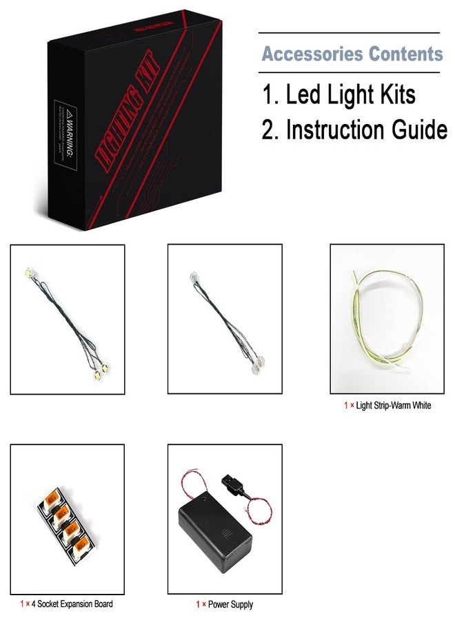 BrickBling LED Light Kit Compatible with Lego Spider-Man Final Battle Building Set, Creative Lighting Compatible with Lego 76261-No Model, Lights Only - Image 2